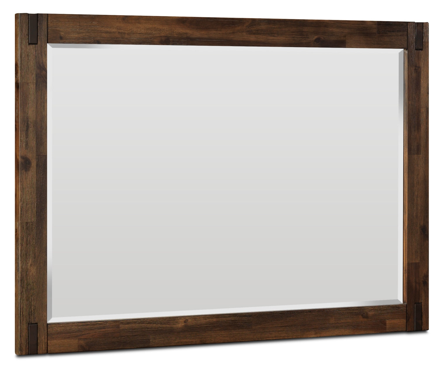 Birmingham Mirror Dark Oak - Elegant Wall Mirror for Living Room, Bedroom & Entryway Decor