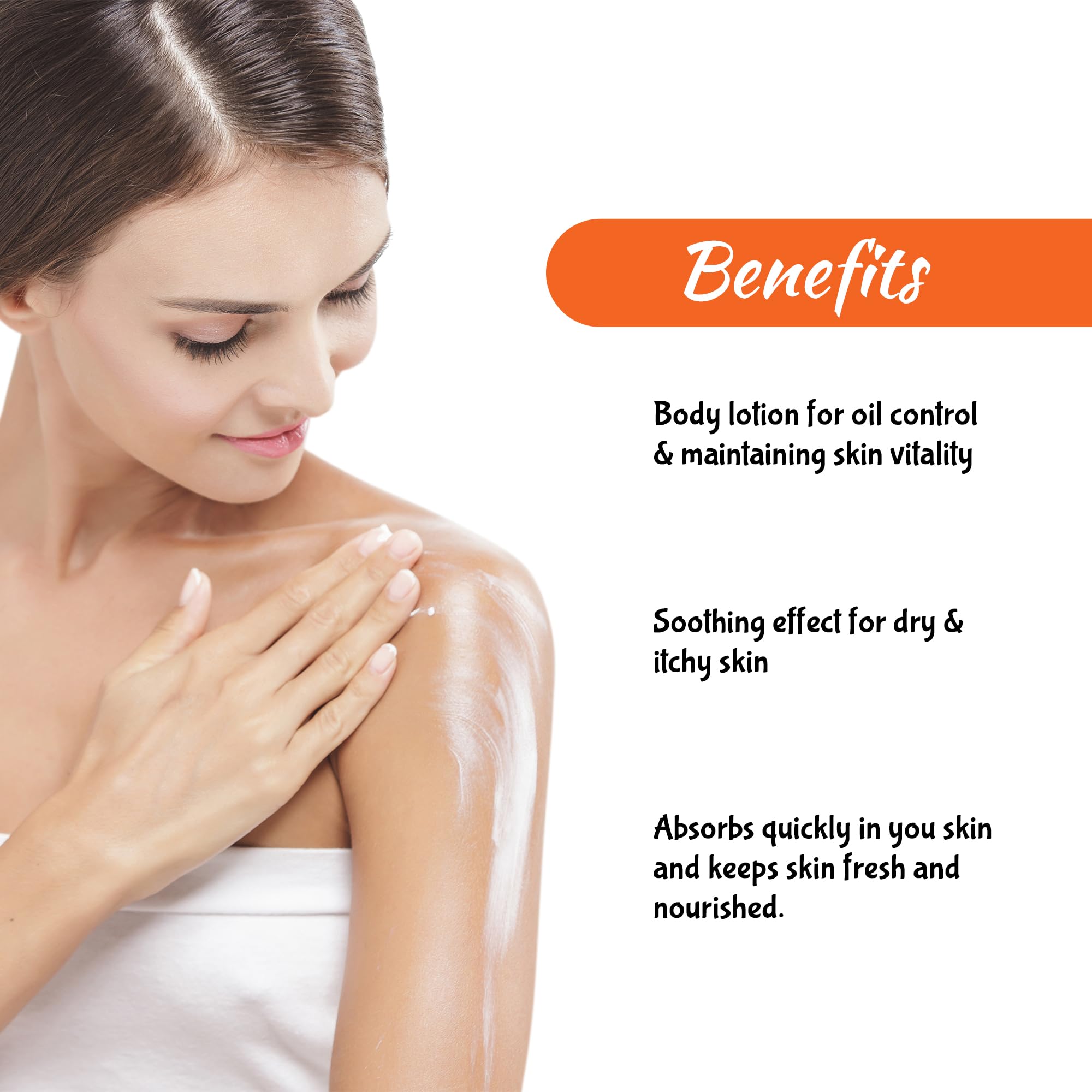 SHRINE Soft Touch Body Lotion with Natural Vitamin C - 48 Hour Moisturizing & Deep Hydration for Dry Skin - 400ml for Women & Men | Perfect for Daily Use, After Shower & Before Bed