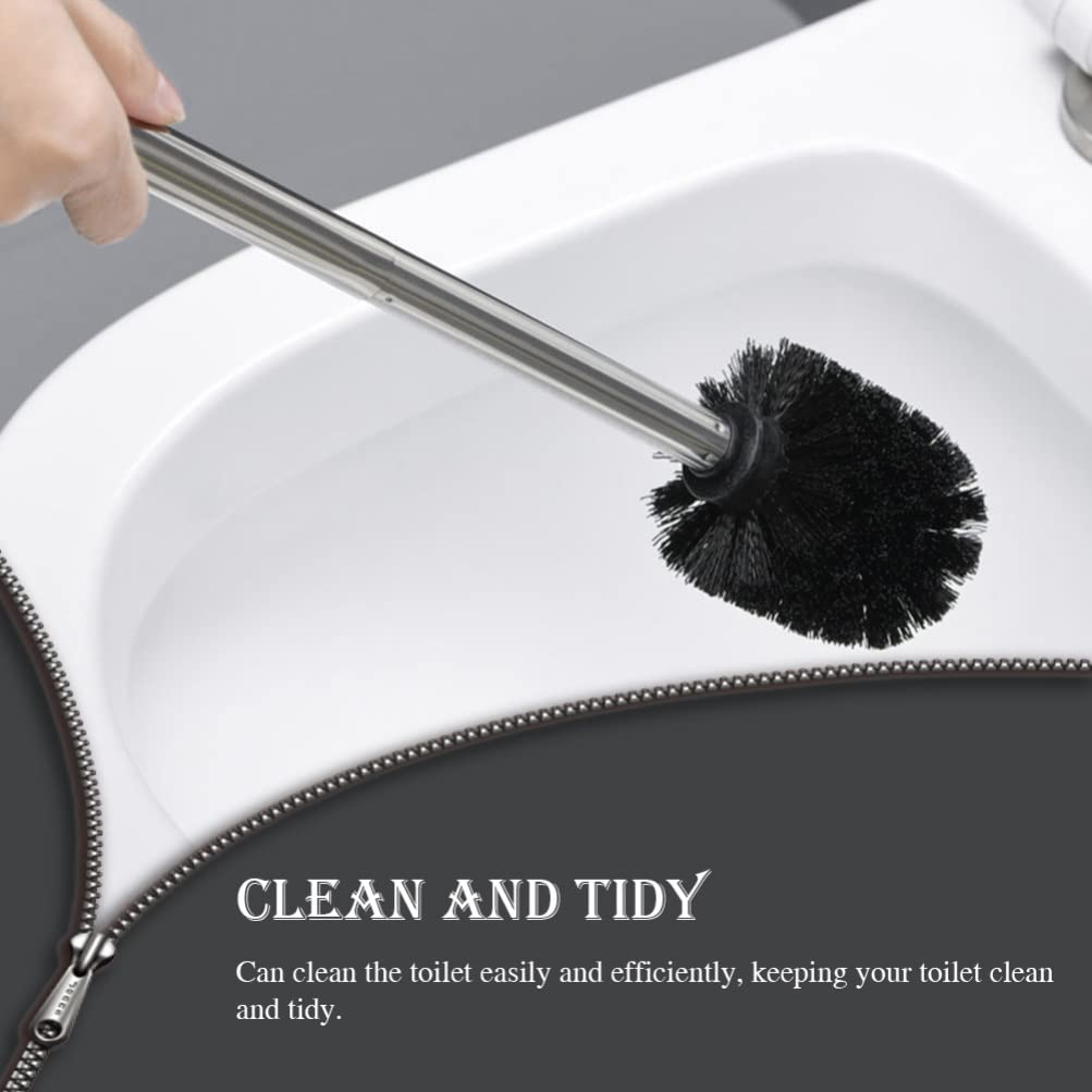 3-Pack Bathroom Brush Replacement Heads - Durable Refill Brush Heads for Household Cleaning - Perfect for Toilets, Sinks, and Tile Grout Cleaning