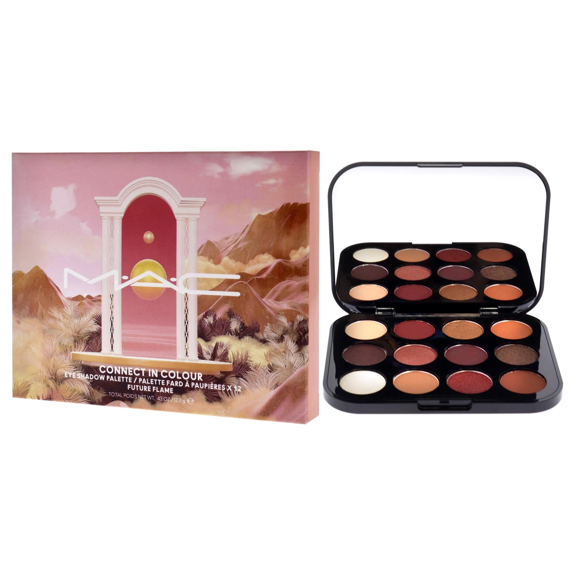 MAC Connect In Colour Eye Shadow Palette - Future Flame - 0.43 oz Highly Pigmented Eyeshadow for Women | Perfect for Daytime & Nighttime Makeup Looks