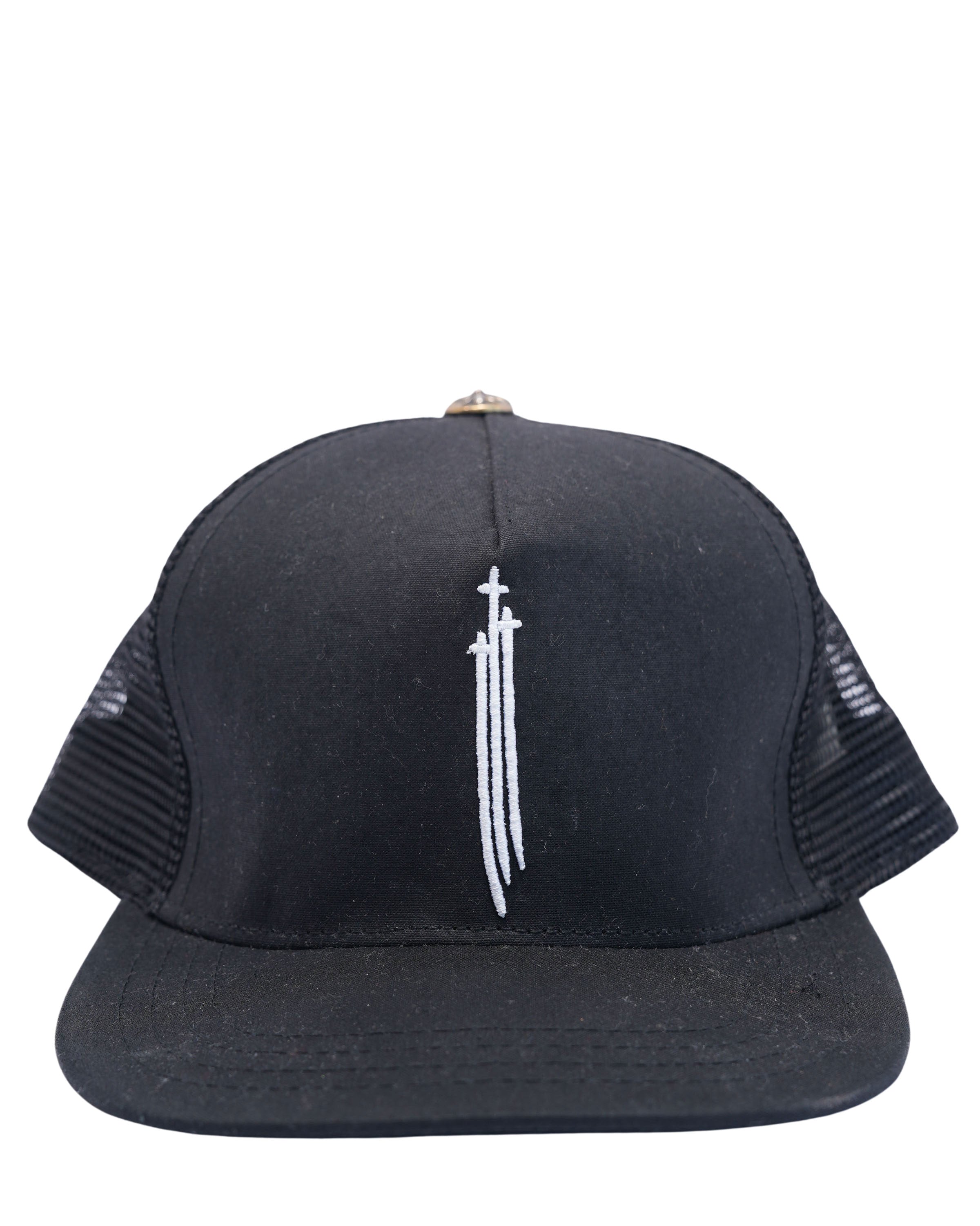 Chrome Hearts 3Rs Trucker Hat - Stylish Adjustable Snapback Cap for Men & Women | Perfect for Streetwear, Hip Hop Fashion, and Outdoor Activities
