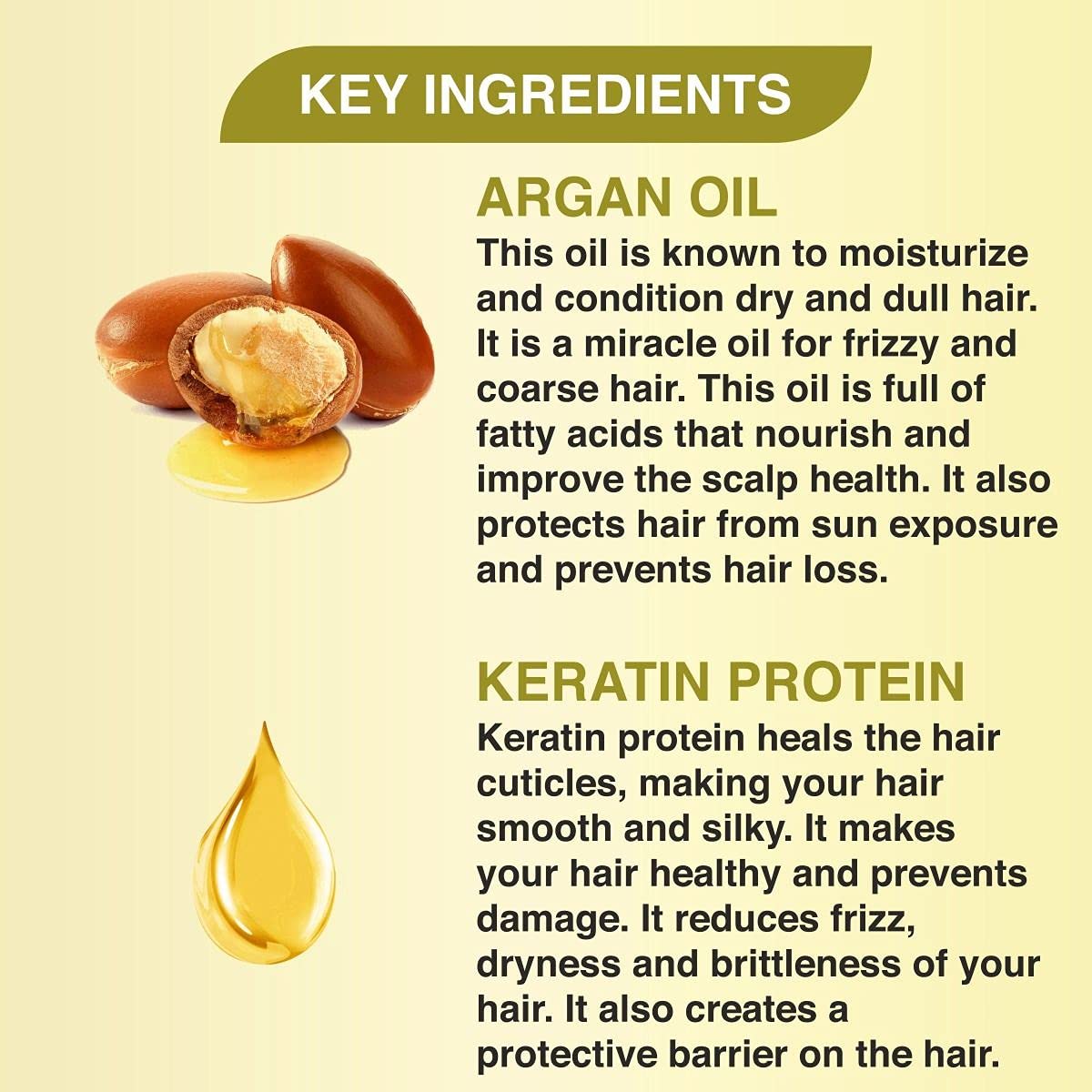 Khadi Veda Keratin Protein Conditioner with Argan Oil - 200ml Deep Hydrating Hair Treatment for Dry, Damaged Hair | Perfect for Daily Use & Salon-Quality Results at Home