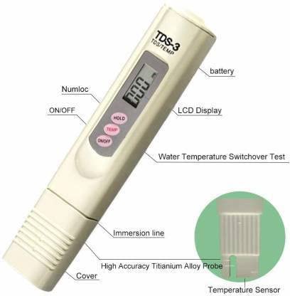High Accuracy MCP Healthcare Water Quality Tester & TDS Meter (0-999 PPM) - Digital Water Filter Purity Tester for Home, Aquarium, Hydroponics & Drinking Water Safety