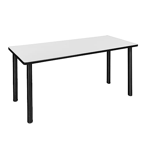 Regency Kee 66 x 24 Inch Training Seminar Table with Black Legs - Conference Room, Classroom, Office Meeting & Event Furniture