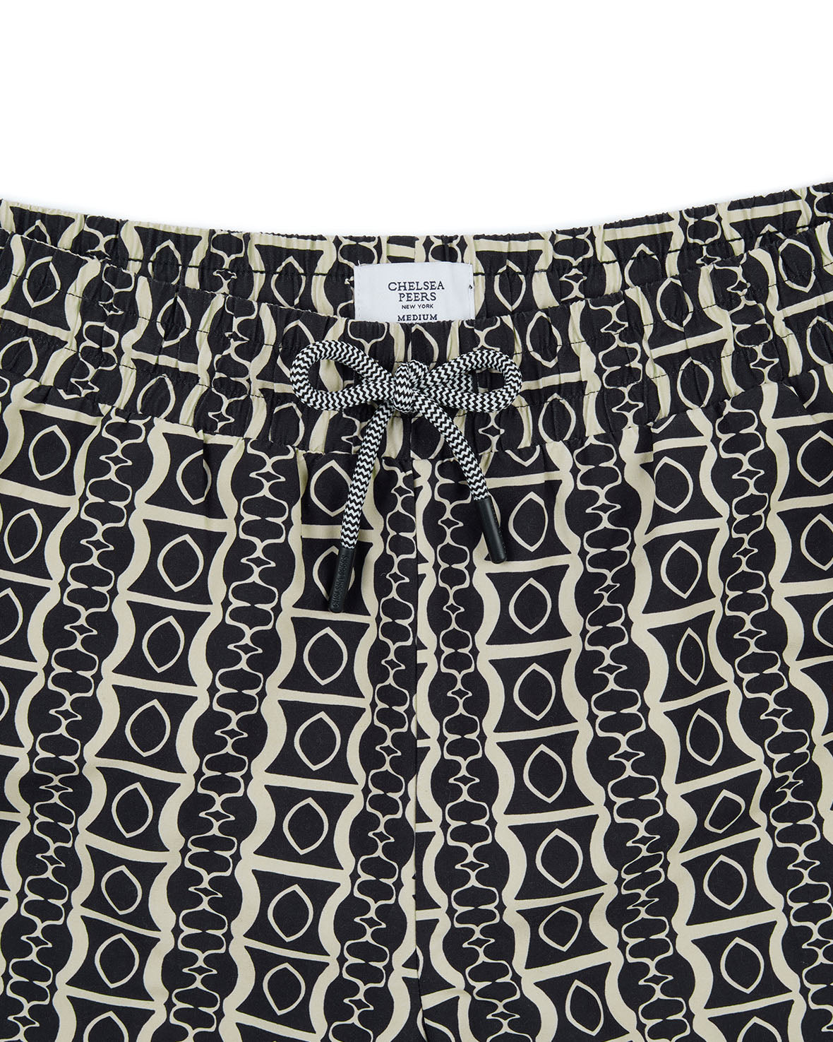 Abstract Print Swim Shorts for Men - Quick Dry Beach Swimwear with Comfortable Elastic Waistband - Perfect for Swimming, Surfing, and Summer Vacations