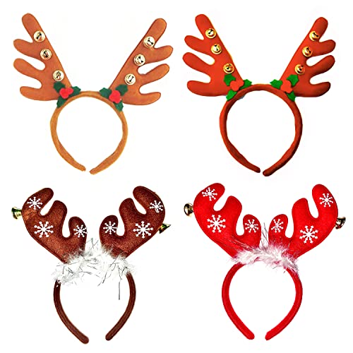 4pcs Reindeer Headband