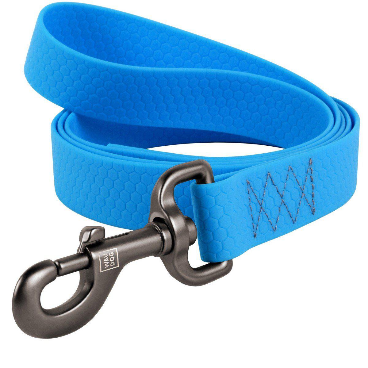 Durable Waterproof Dog Leash for Medium & Large Dogs - Blue Reflective Pet Walking Lead - Perfect for Outdoor Adventures, Rainy Days & Nighttime Safety