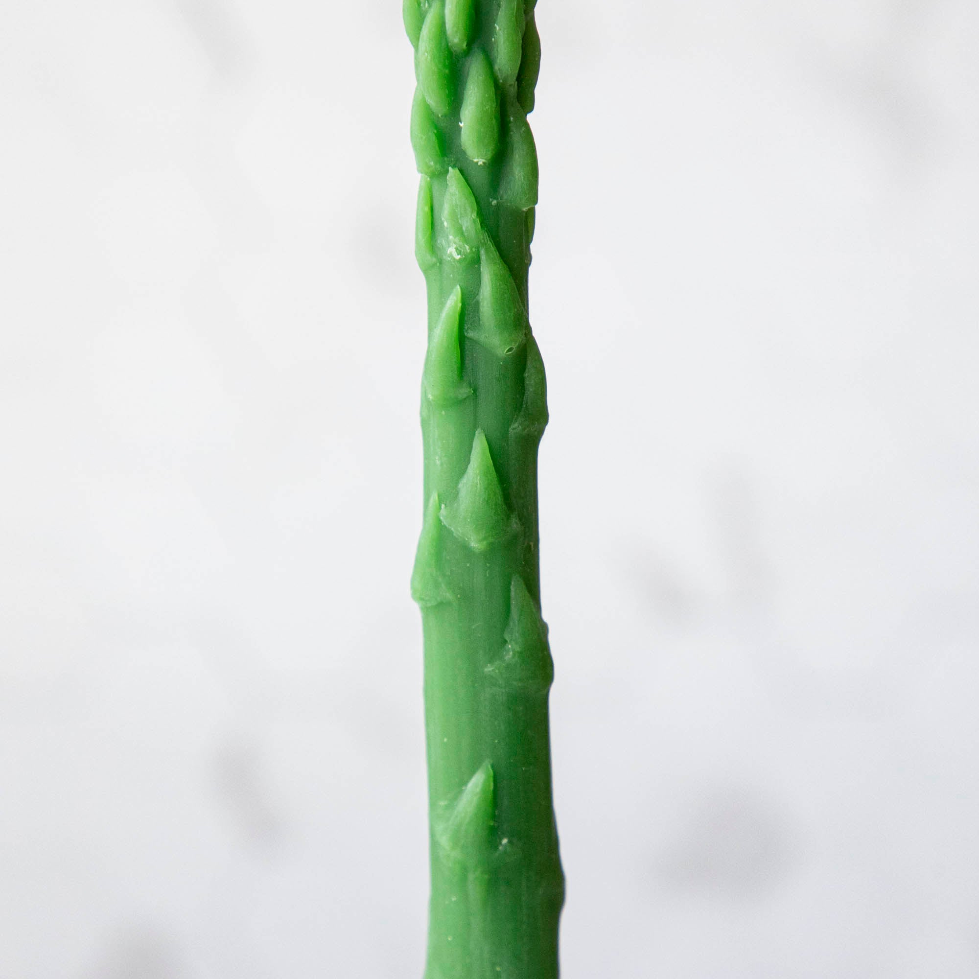 Premium Green Asparagus Beeswax Taper Candles - Handmade Natural Dripless Candles for Dining Table, Wedding Centerpiece & Romantic Home Decor