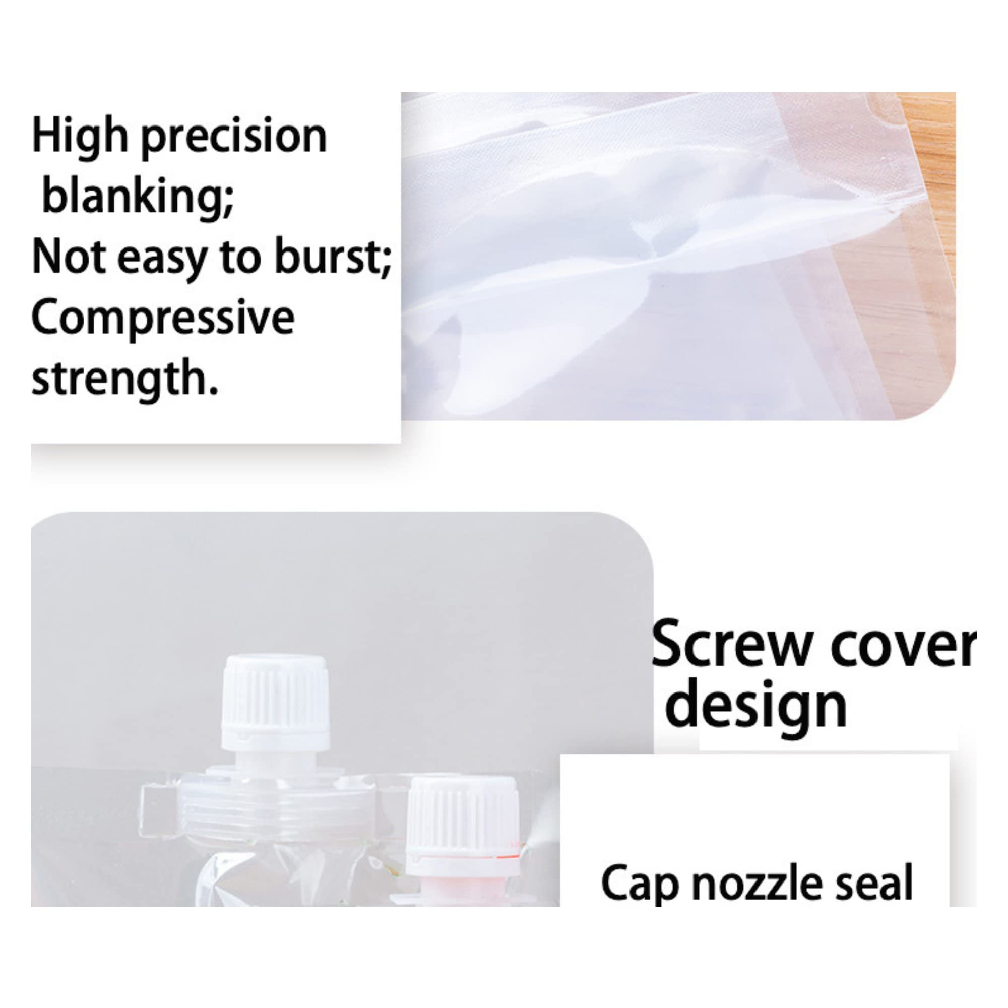 Squeezable Wax Melt Pouches - 20 Pack | 500 mL (10-15oz) Scented Liquid Wax in Clear Bottles with Lids & Stands | 7.5x5