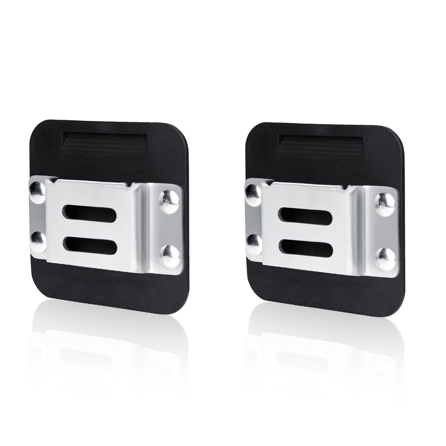 TOPOWN 2Pcs Low-Profile Drill Holder for Tool Belt - Quick Release Clip Fits Up to 2