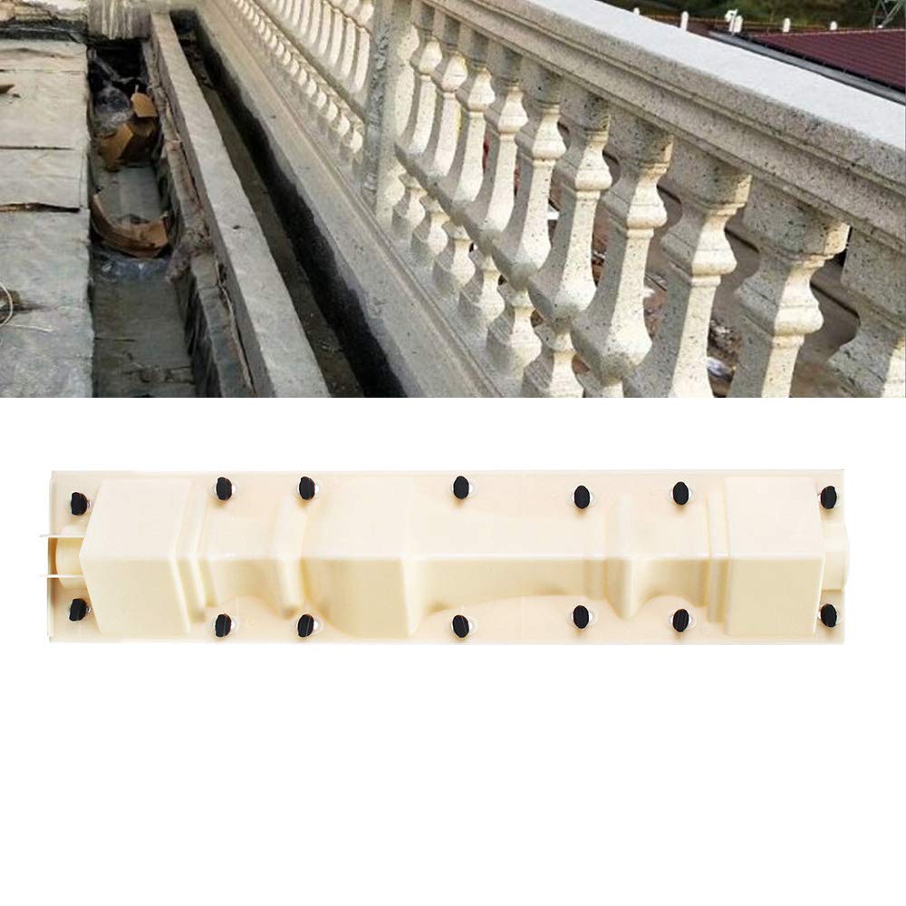 Roman Style Concrete Column Molds for Plaster Cement Casting - DIY Railing & Balustrade Mold Kit (Style 1) - Perfect for Garden Fencing, Porch Columns & Home Decoration Projects