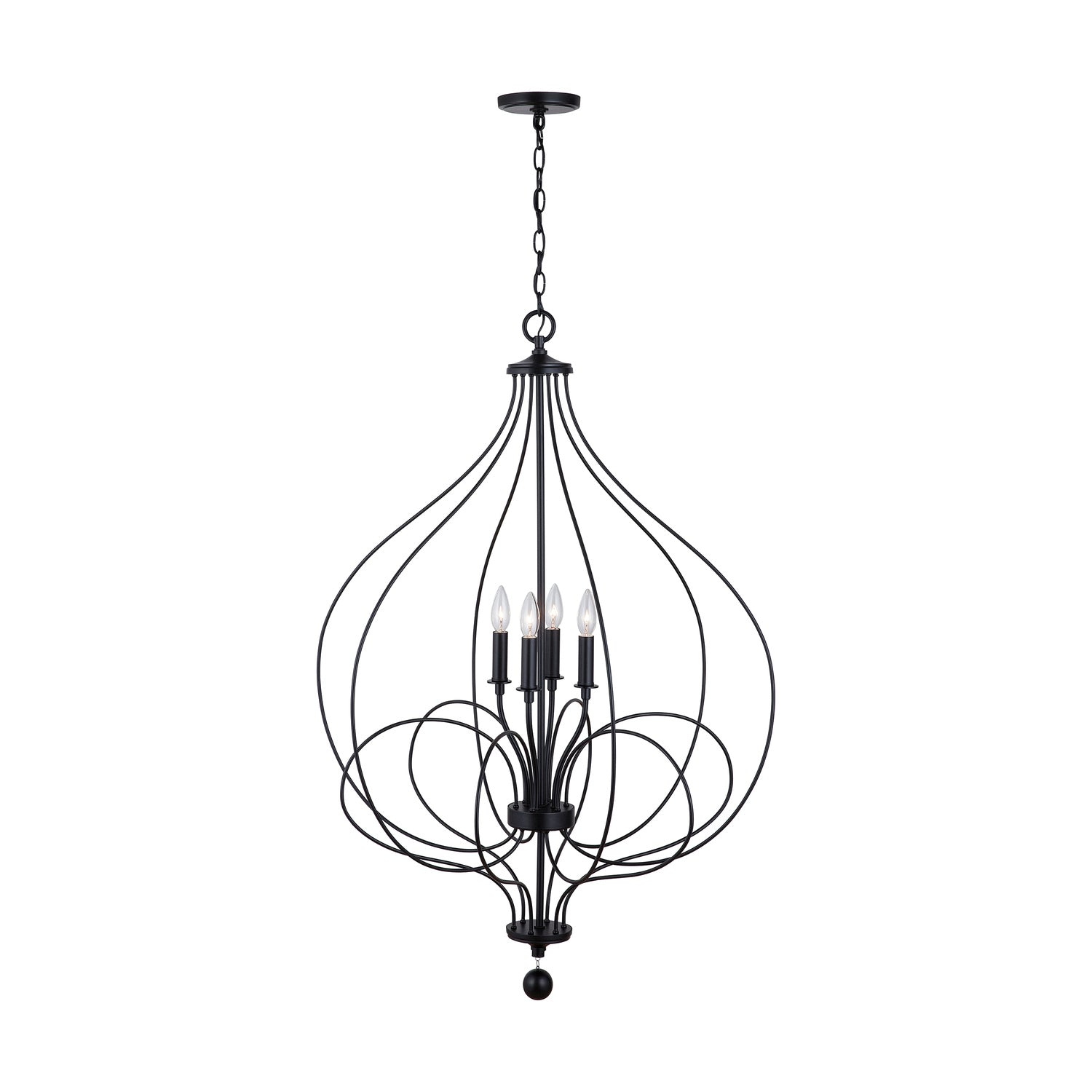 Capital Lighting Four Light Foyer Pendant - Elegant Entryway Chandelier for Hallway, Staircase & Dining Room | Modern Home Decor Lighting Fixture