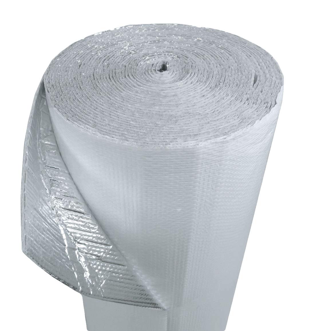 24 in. x 100 ft. Reflective White Double Bubble Insulation Roll - Energy Efficient Radiant Barrier for Attic, Walls, Garages & Crawl Spaces - US Made HVAC & Home Insulation Solution