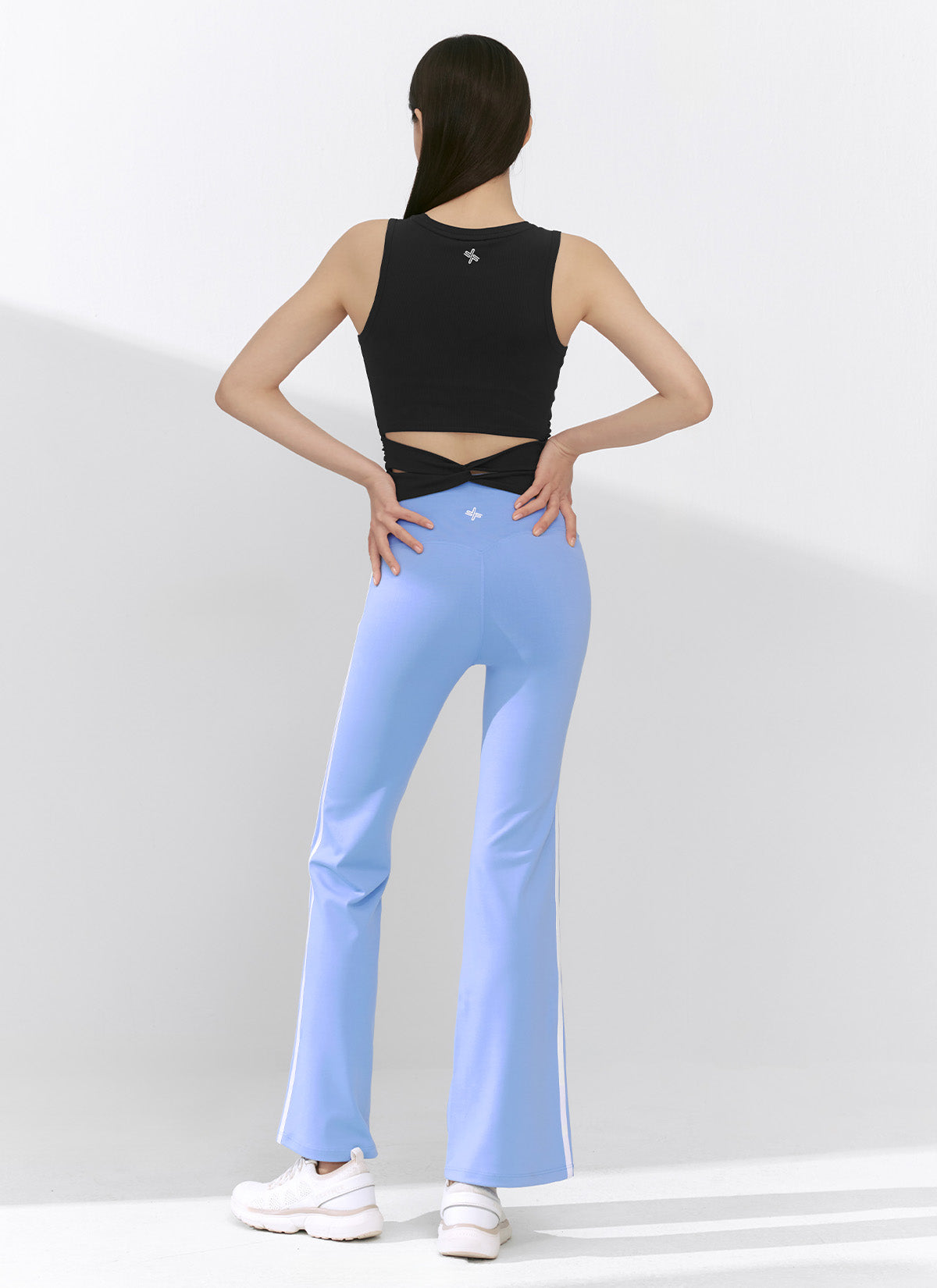 Ribbed Back Twist Sleeveless Top for Women - Trendy Summer Casual Wear - Perfect for Beach, Party & Date Night Outfits