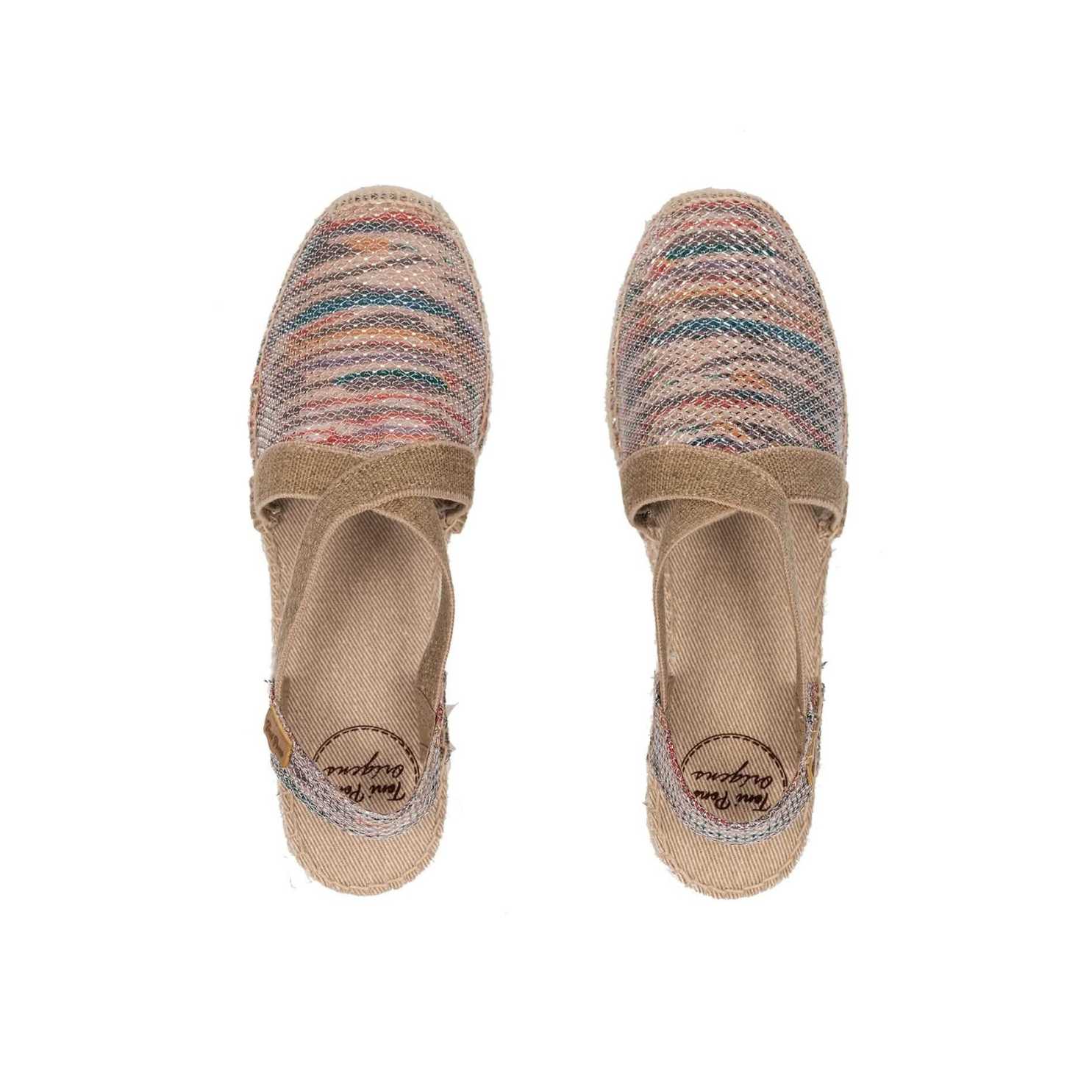 Women's Metallic Cotton Blend Wedge Espadrilles - Comfortable Summer Casual Shoes for Beach, Party & Everyday Wear