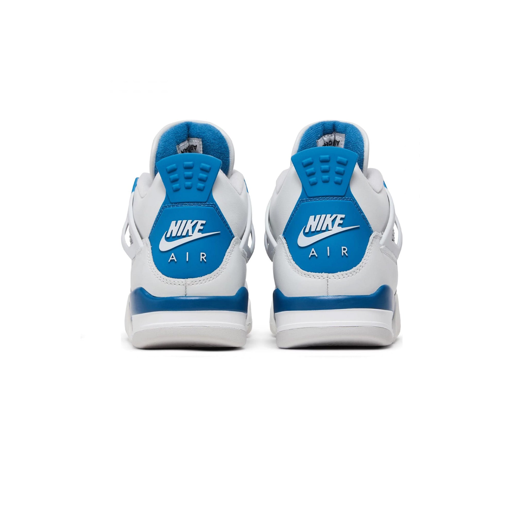 Air Jordan 4 Retro 'Military Blue' GS Sneakers for Women & Girls (2024) - Classic Basketball Shoes for Casual Wear, Street Style & Sports Performance