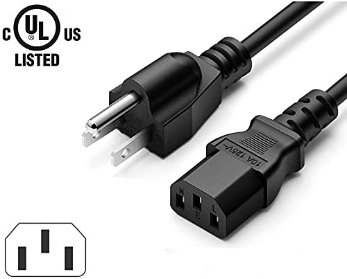 Pyle Pro PMX802M 8 Channel LCD Powered Mixer Replacement Power Cord - Marg AC Outlet Socket Cable Plug Lead for Professional Audio Mixing & Live Sound Equipment