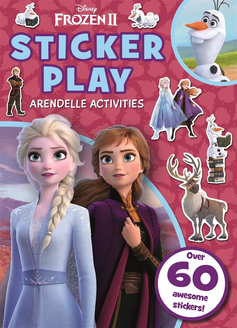 Disney Frozen 2 Stickers for Kids - 50pcs Arendelle Adventure Activity Set for Scrapbooking, DIY Crafts & Party Favors | Perfect for Birthday Gifts, School Projects & Travel Entertainment