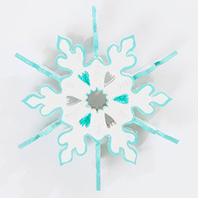IncrediBuilds Holiday Collection: DIY 3D Wooden Snowflake Ornaments Kit - Perfect for Christmas Tree Decorations, Winter Crafts, and Seasonal Home Decor