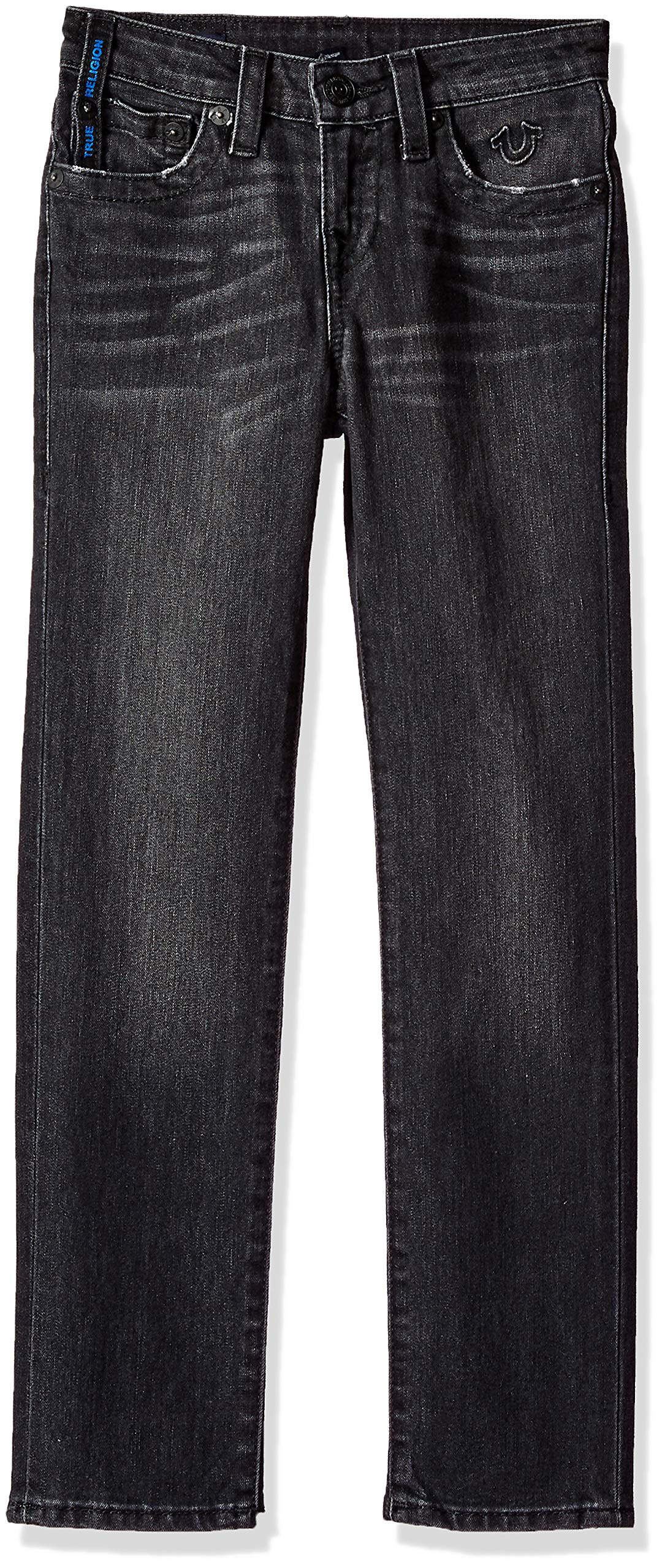 True Religion Boys' Geno Relaxed Slim Fit Jeans - Comfortable Denim Pants for School, Play & Everyday Wear (Toddler to Teen Sizes)