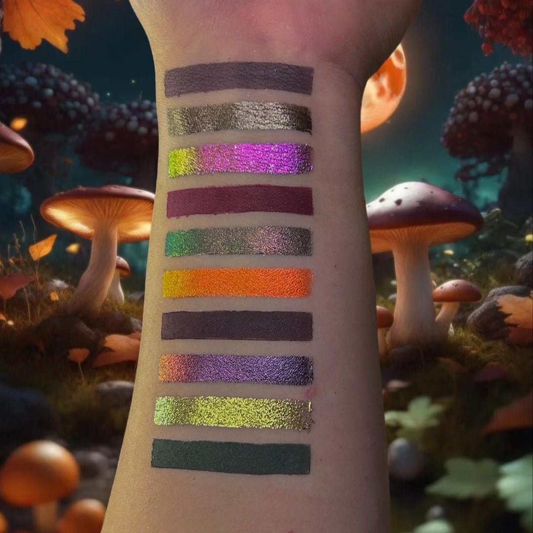 Harvest Moon Eyeshadow Palette - 12 Pigmented Matte & Shimmer Shades for Day & Night Makeup Looks | Vegan & Cruelty-Free