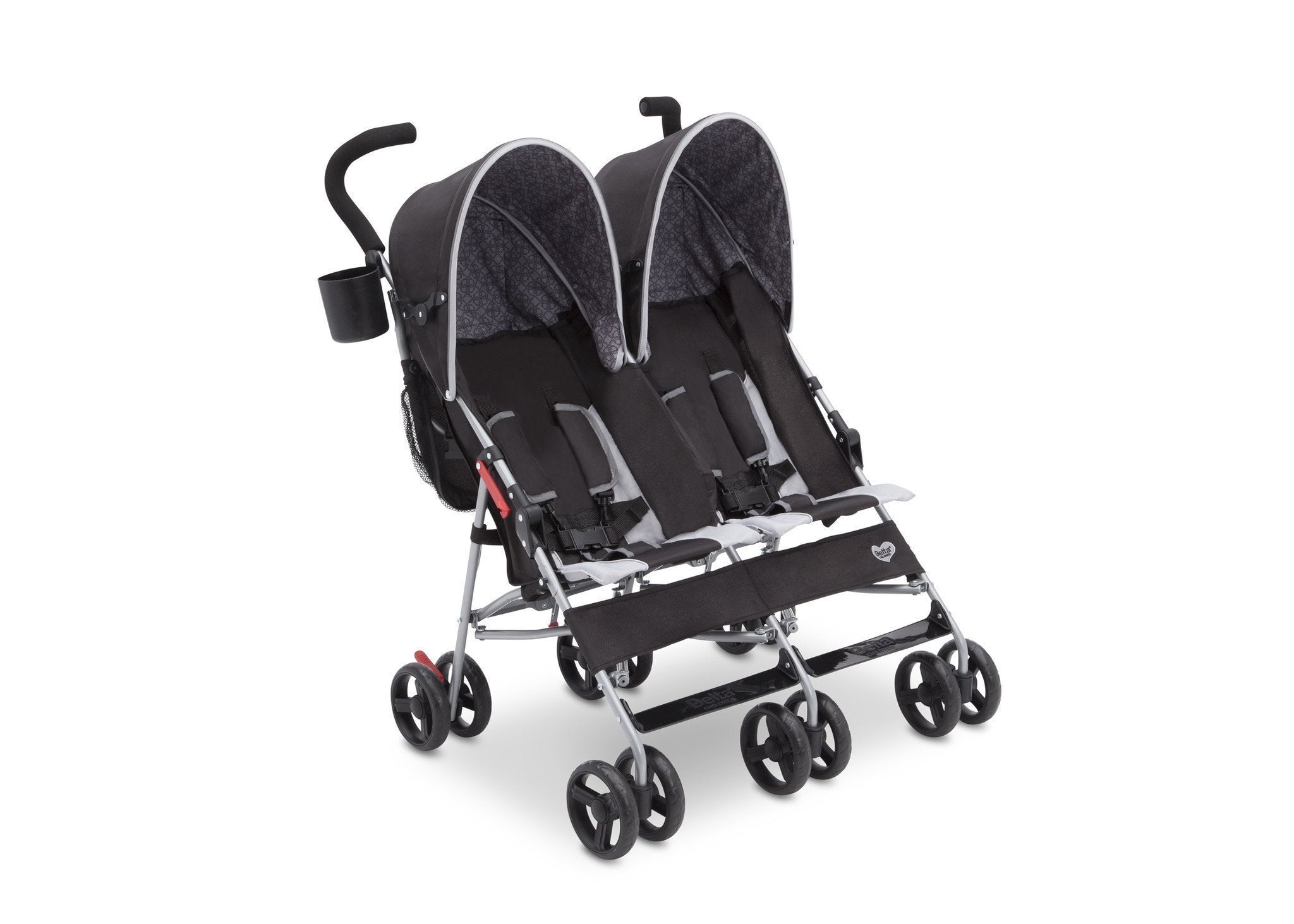 LX Side by Side Double Stroller for Twins - Lightweight & Compact Design for Easy Maneuvering - Perfect for Shopping, Travel, and Outdoor Adventures