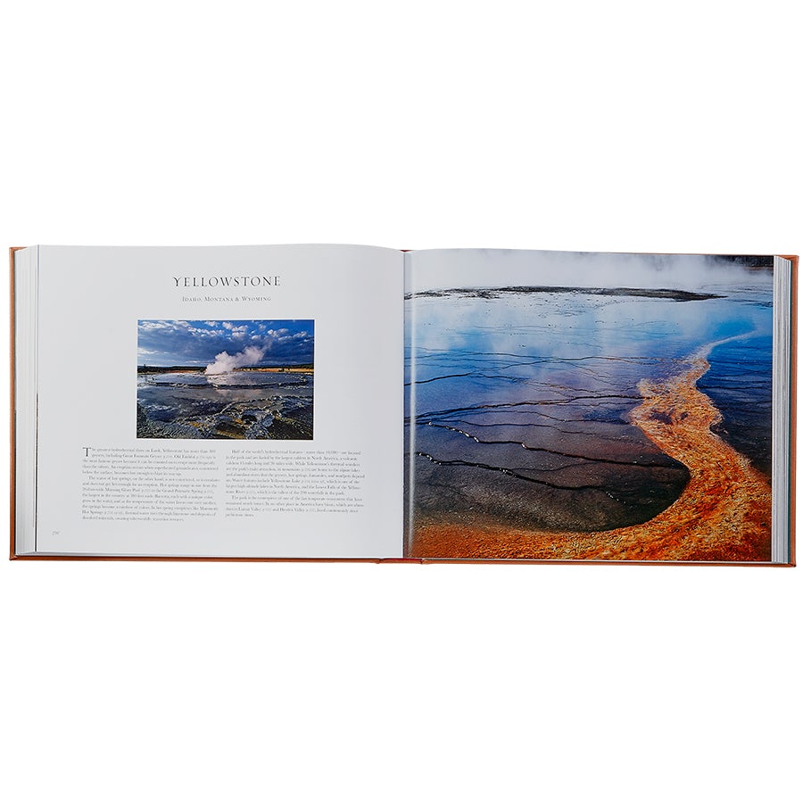 Treasured Lands Leather Bound Book - National Parks Travel Guide & Scenic Photography Collection | Perfect for Hiking, Camping & Outdoor Adventure Enthusiasts