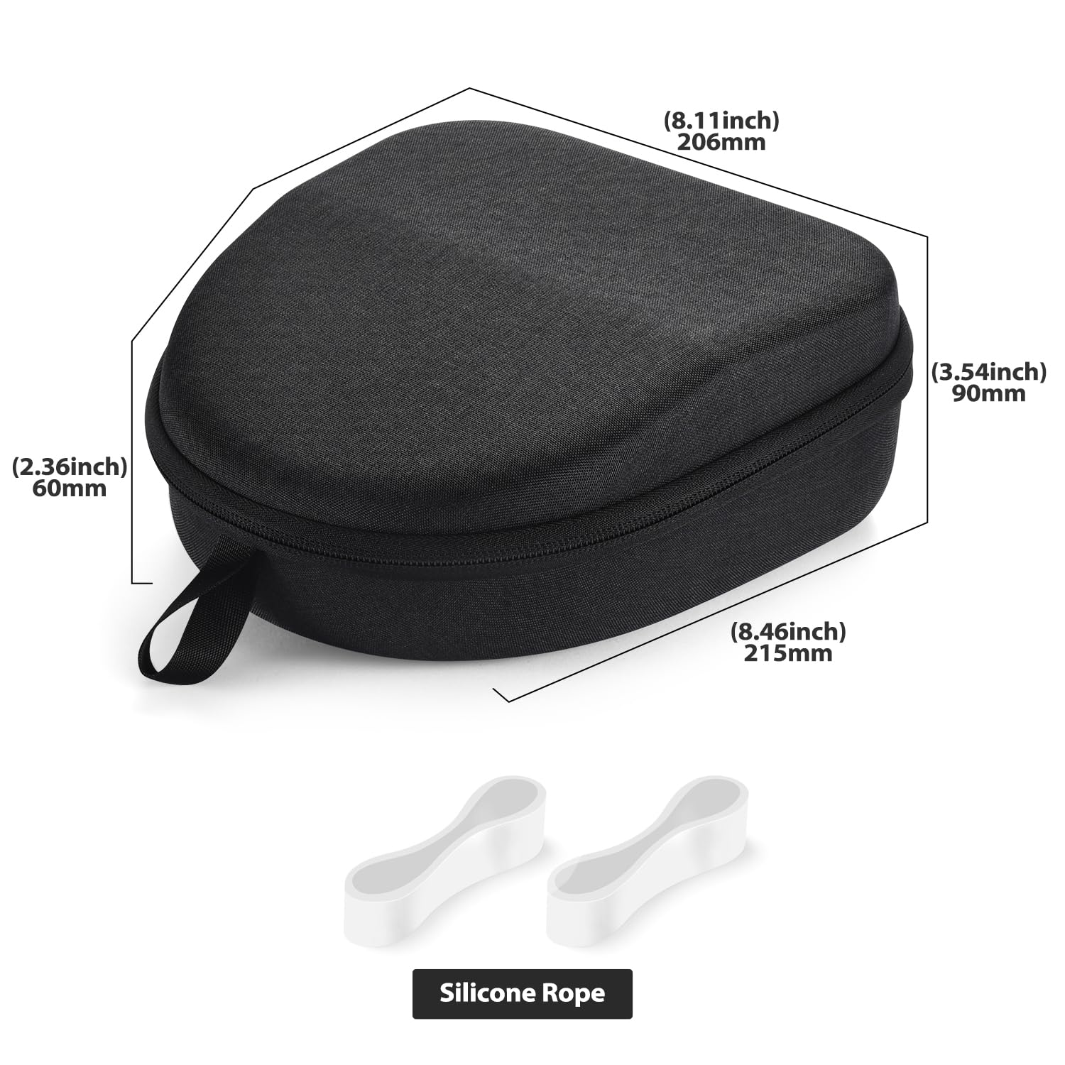 Beats Studio Pro/Studio 3/Solo 4/3/2/Pro Headphones Storage Case - Portable Magnetic Design Protective Carrying Box for Gaming Headsets (Black) - Perfect for Travel, Home & Office Organization