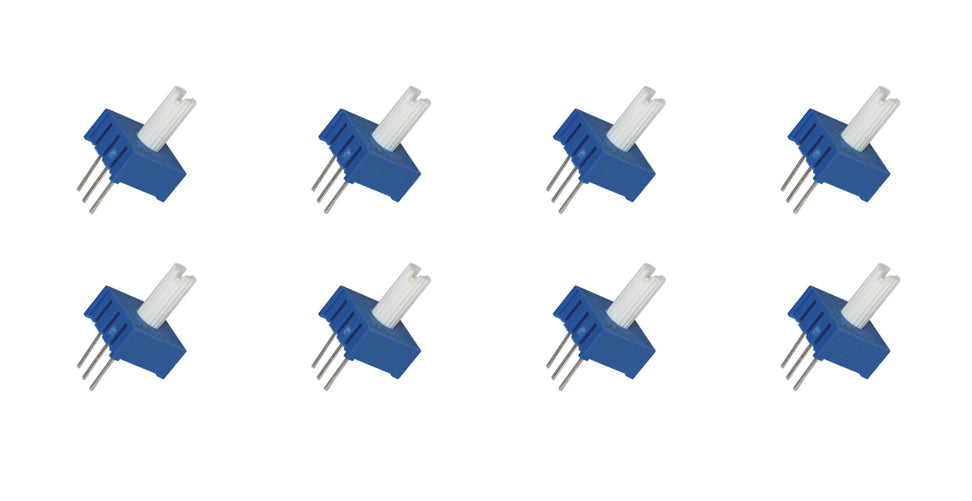 Bourns 3296P Cermet Potentiometer Kit - 500 Ohms to 1M Ohms with Shaft - Precision Variable Resistor for DIY Electronics, Audio Equipment & Industrial Controls