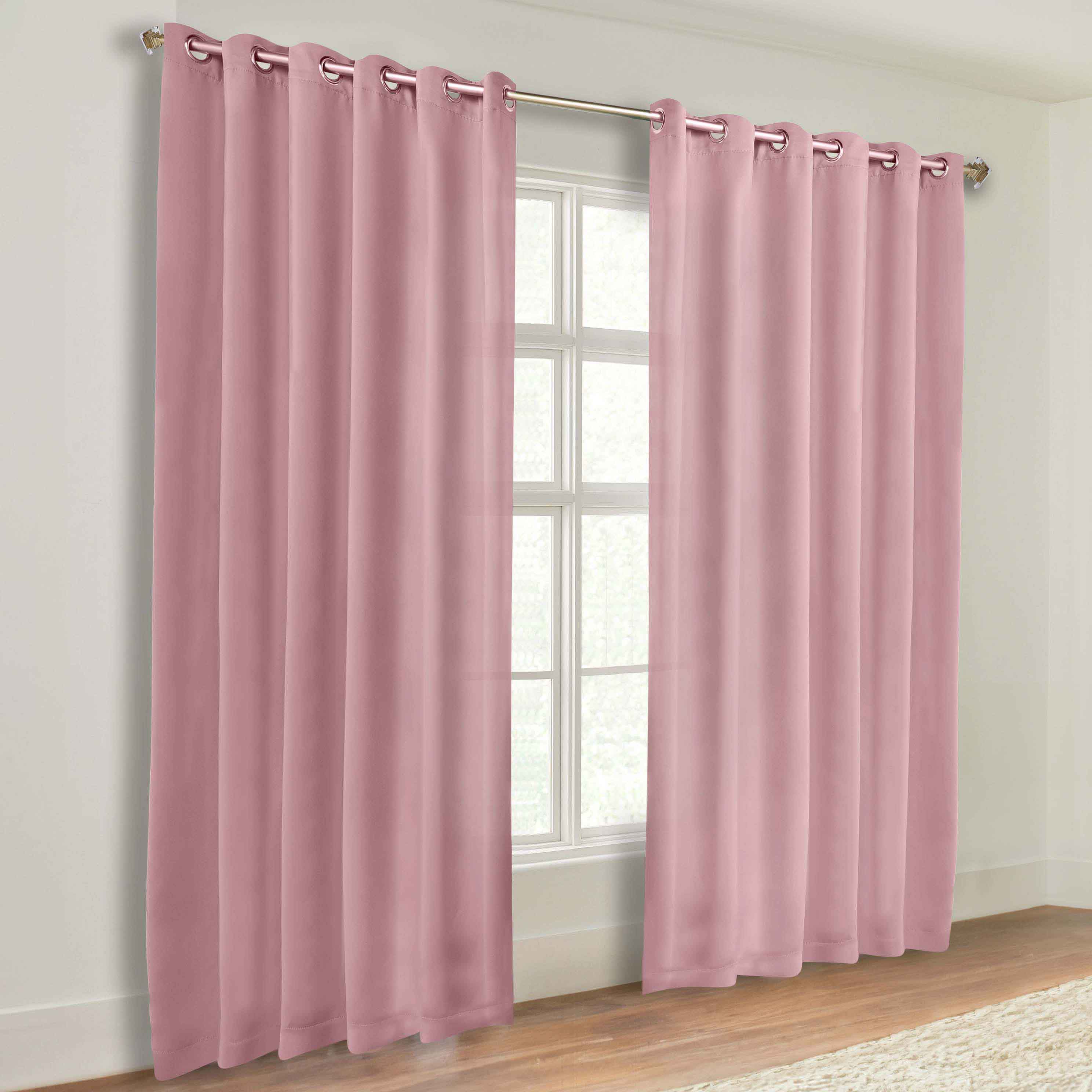 Blackout Curtains Set of 2 - Machine Washable, Room Darkening, Noise Reducing & Thermal Insulated for Bedroom, Nursery & Home Theater
