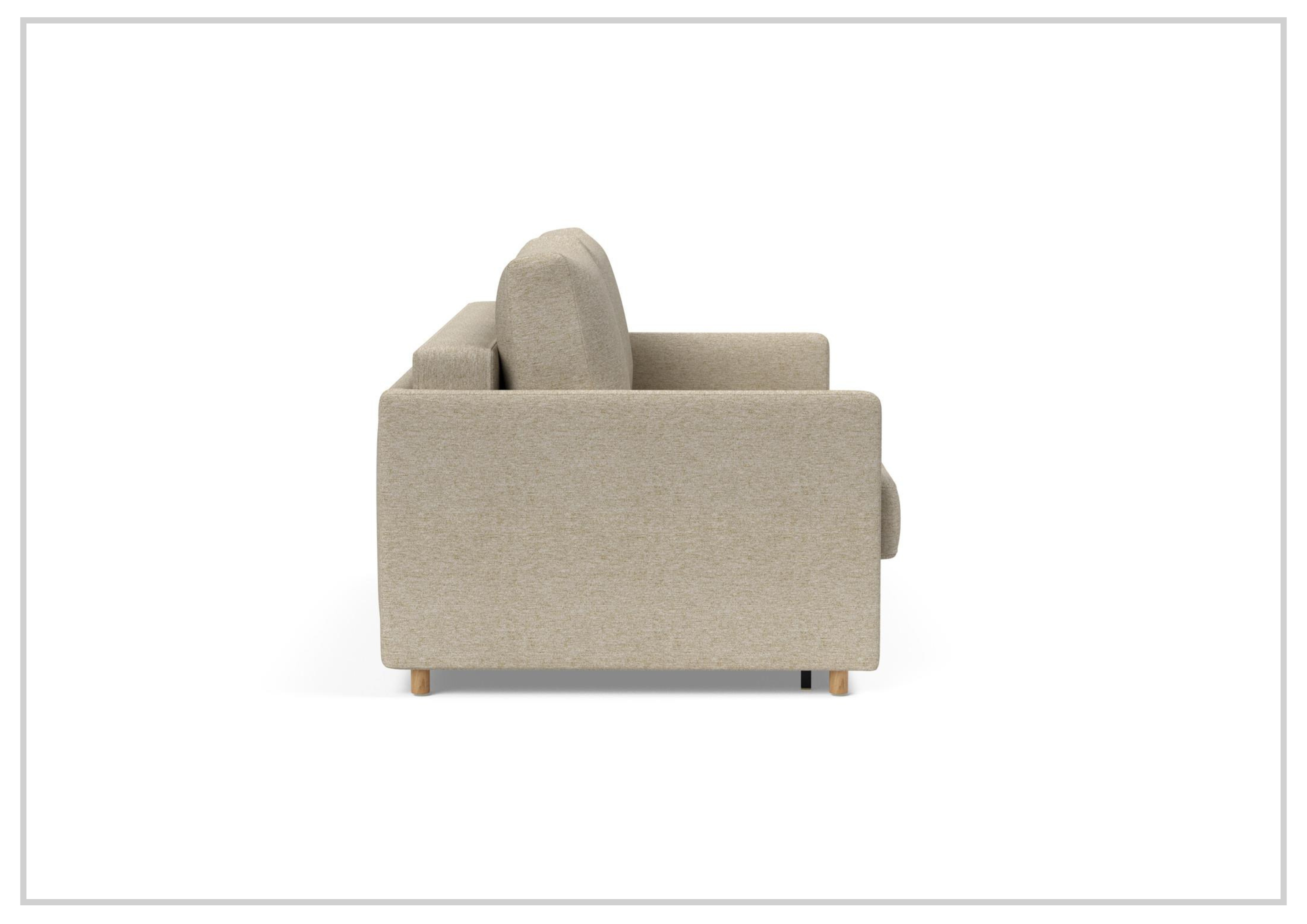 Innovation Living Neah Fabric 2-Seater King Size Sleeper Sofa Bed - Convertible Comfort for Small Spaces & Guest Rooms
