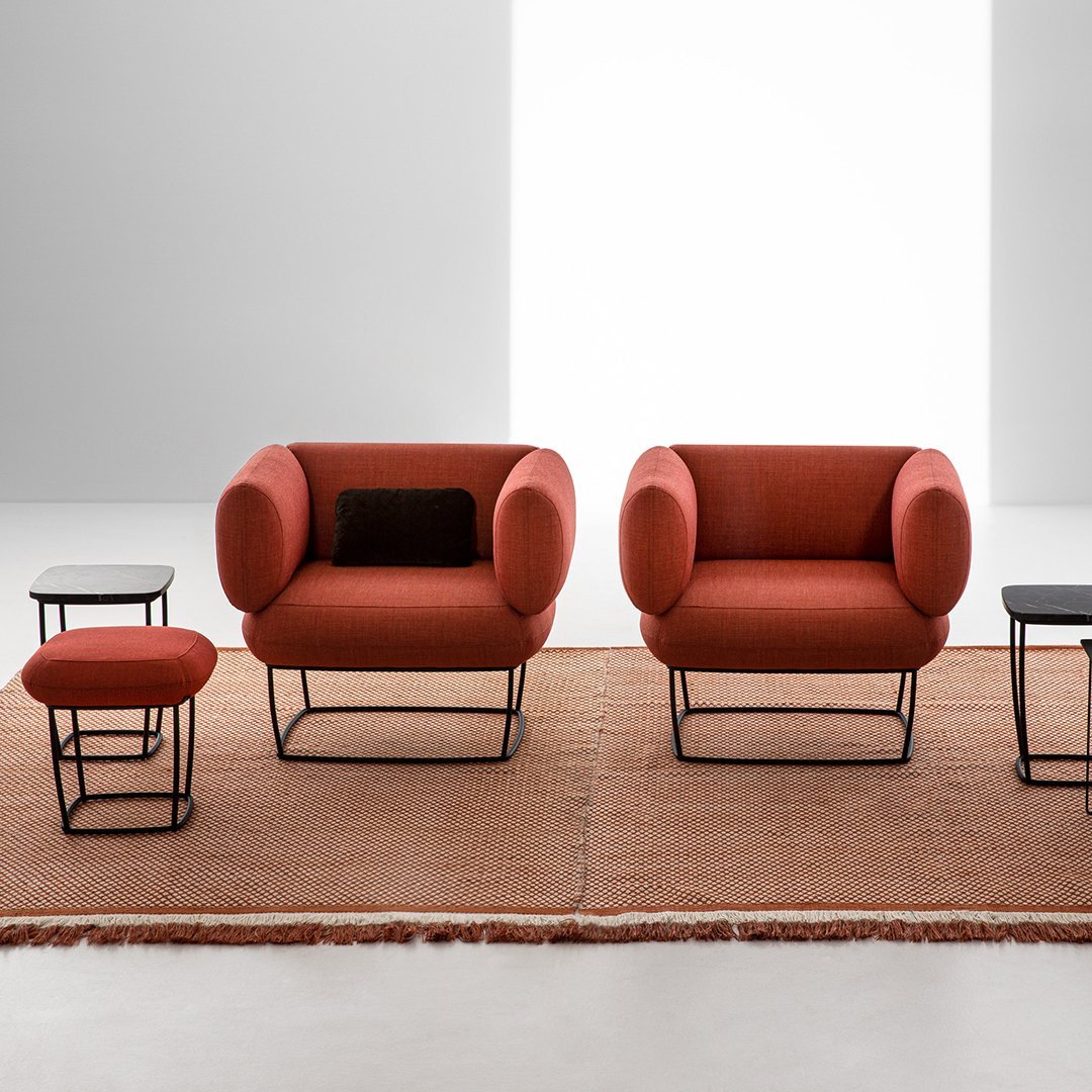 Bernard Armchair - Modern Comfortable Lounge Chair for Living Room, Bedroom & Office - Perfect for Relaxing, Reading & Working