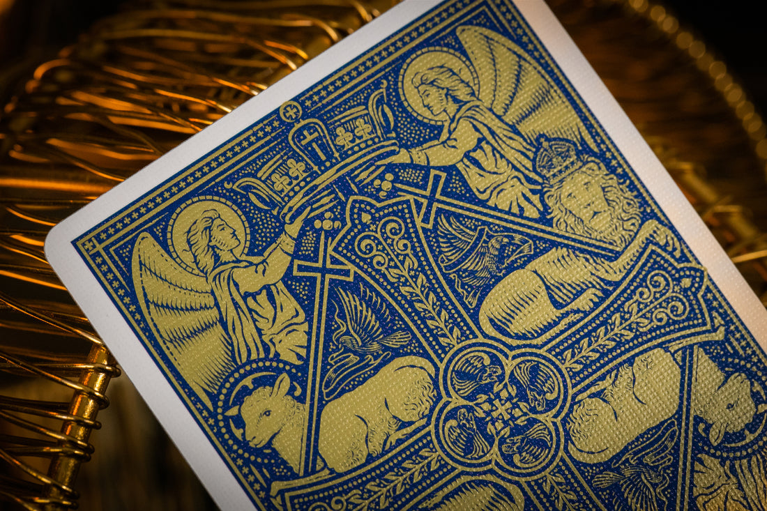 Premium The Cross Admiral Angels Playing Cards - Elegant Deck for Poker, Magic Tricks, and Collectors | Perfect for Game Nights, Gifts, and Cardistry