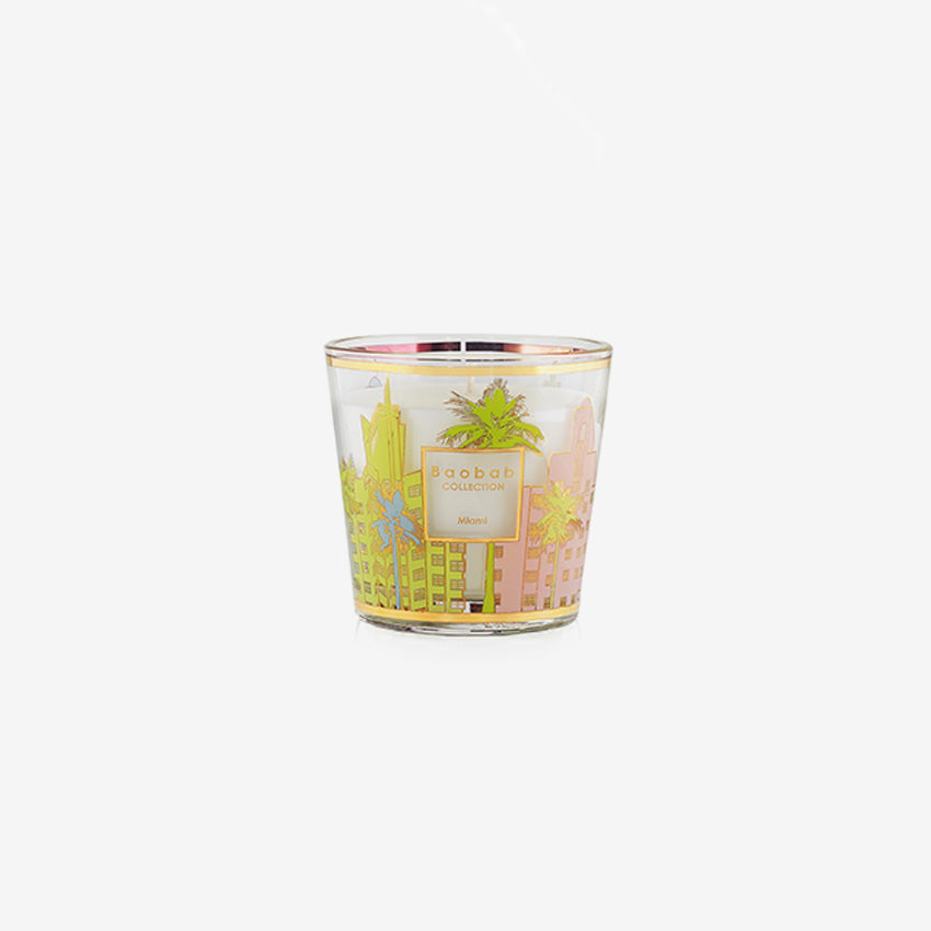 Baobab Collection My First Baobab Miami Candle - Luxury Scented Soy Wax Candle for Home, Office & Relaxation | Perfect for Gifts, Aromatherapy & Creating a Cozy Atmosphere