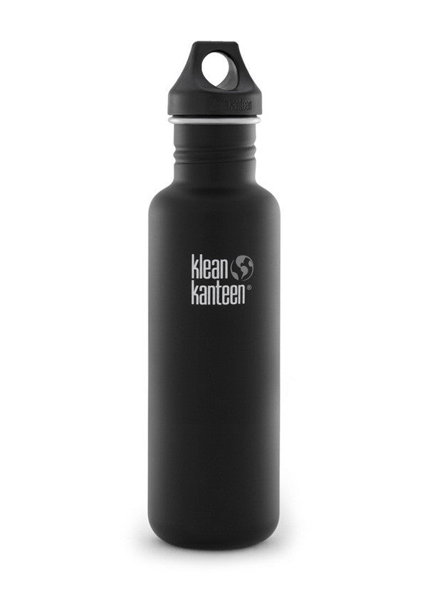 **Klean Kanteen Classic 27oz (800mL) Stainless Steel Water Bottle - Leakproof, BPA-Free, Eco-Friendly for Hiking, Gym & Everyday Use**