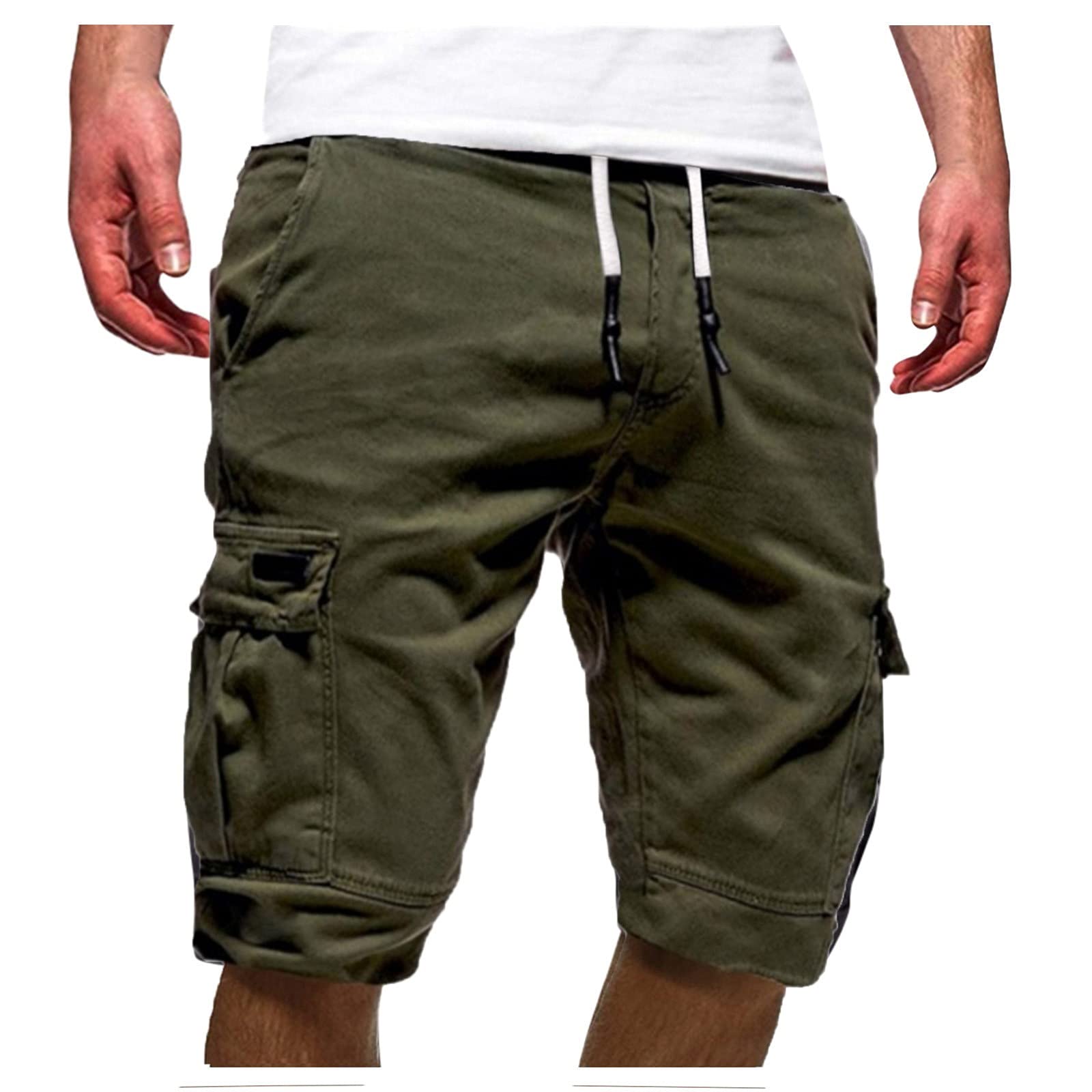 Men's Casual Plus Size Summer Work Shorts - Breathable & Comfortable Construction Pants for Outdoor, Sports & DIY Projects