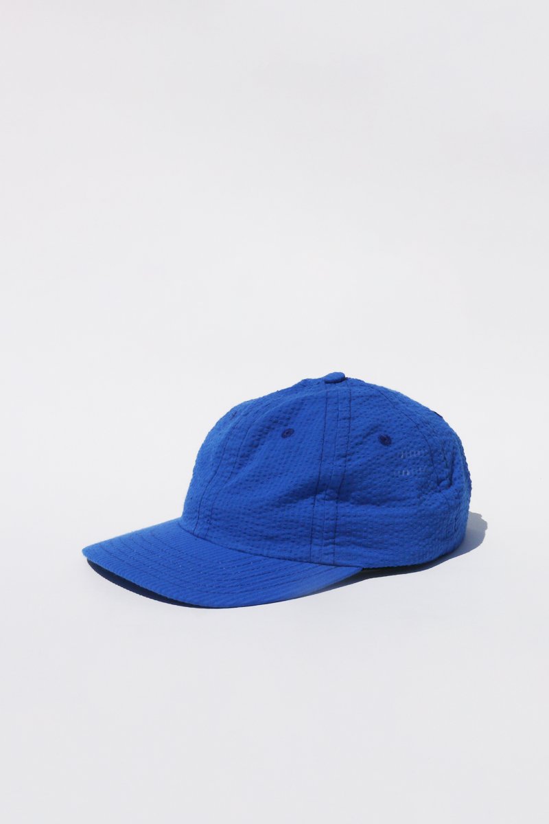 Lite Year Six Panel Seersucker Cap - Blue | Breathable Summer Hat for Men & Women | Perfect for Beach, Golf, and Outdoor Activities