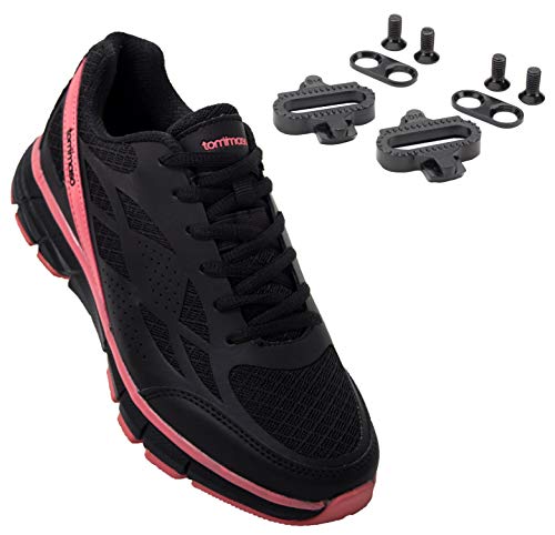 Black/Pink With Spd Cleats