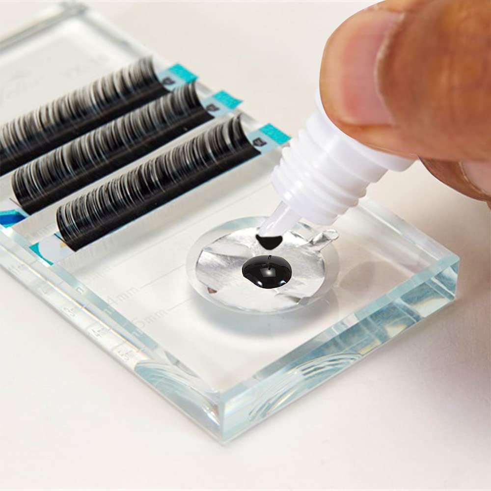 Yelix Low Odor & Fast-Drying 3-Second Eyelash Glue - Semi-Permanent Lash Adhesive Lasts 6-9 Weeks | Professional Lash Extension Kit for Salon & Home Use