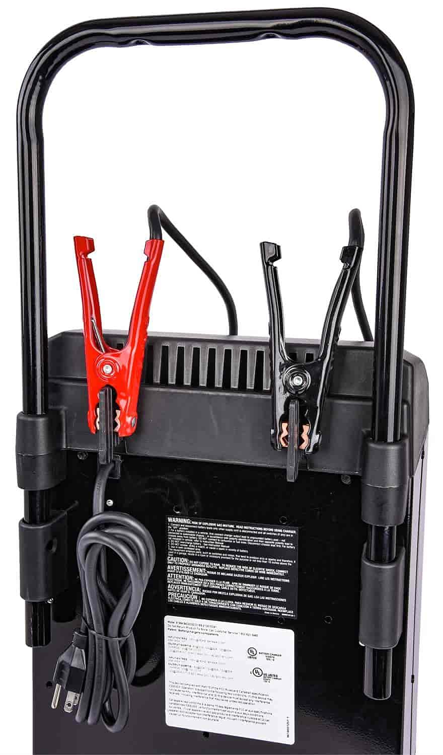 JEGS 200 Amp 12V Heavy Duty Car Battery Charger & Jump Starter - Compatible with Standard, AGM, Gel & Deep Cycle Batteries - 6ft Long Cables - Perfect for Automotive, Marine, RV & Emergency Vehicle Use