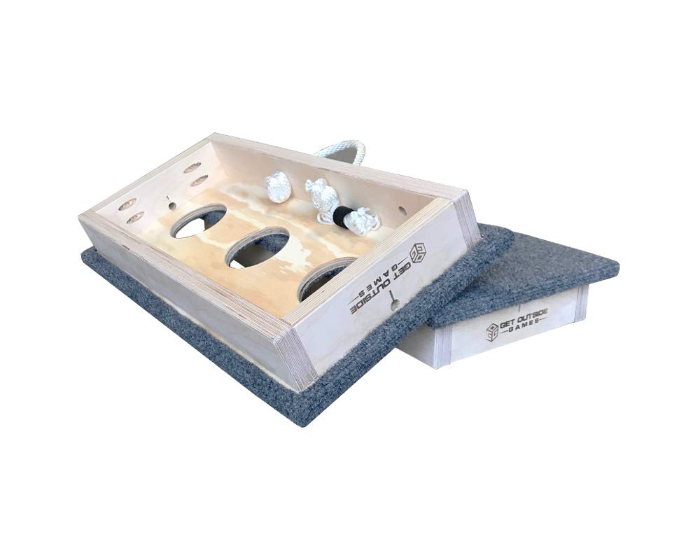 Premium 3 Hole Washer Toss Game Set - Outdoor Backyard Lawn Game for Adults & Kids - Perfect for BBQs, Camping, and Tailgating Parties