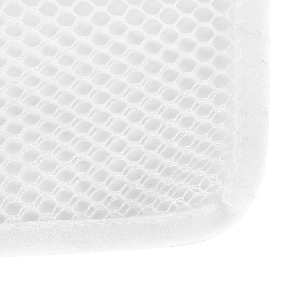 Hanging Mesh Shower Organizer with 6 Pockets & 4 Rings - Waterproof Bathroom Storage Caddy for Toiletries, Kids Bath Toys, and Shower Essentials - Perfect for Small Spaces, Dorm Rooms, and Family Bathrooms