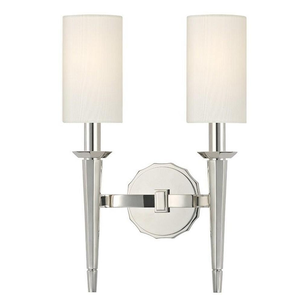 Hudson Valley Lighting 8882-PN Tioga 2-Light Wall Sconce - 16.75