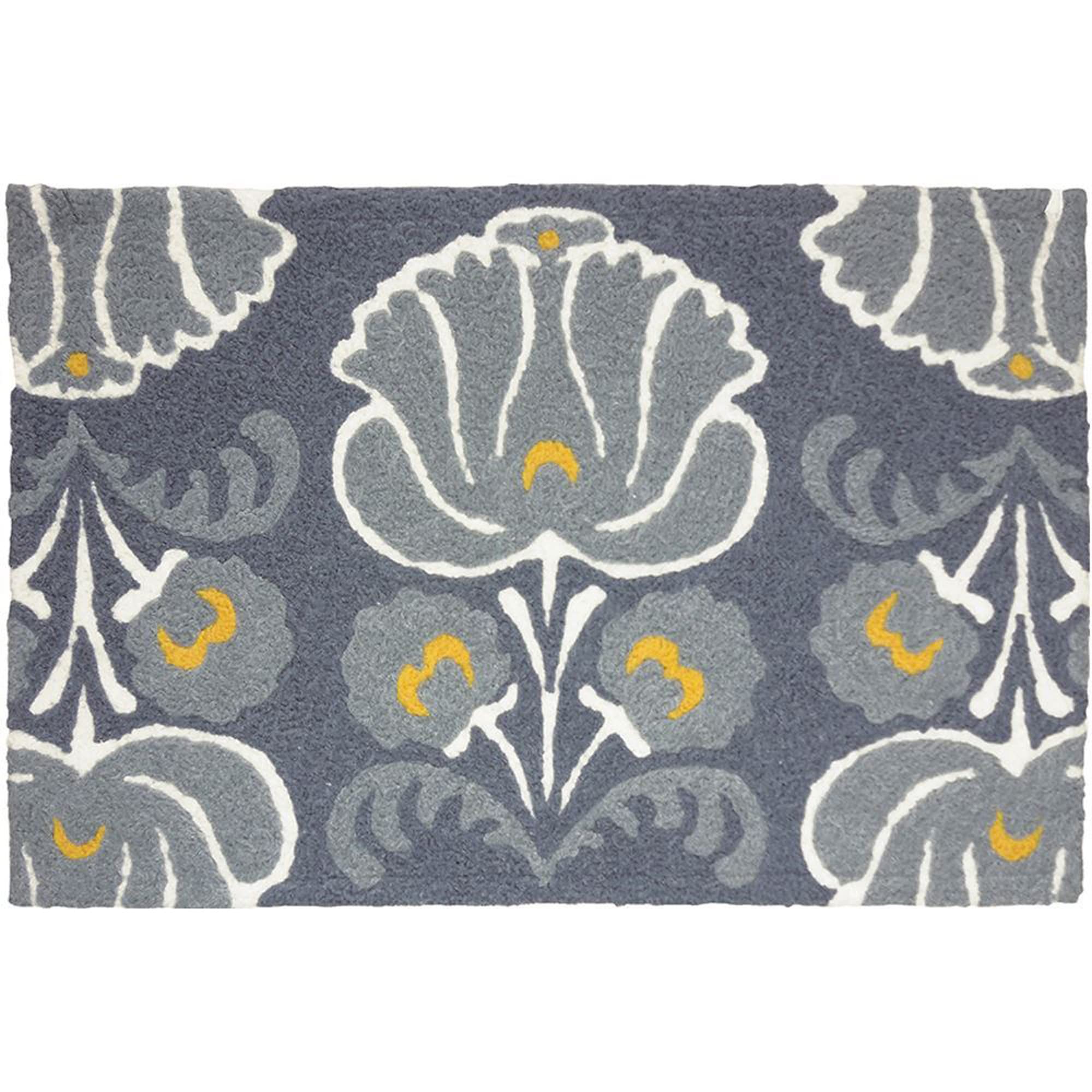 Jellybean Indoor/Outdoor Decorative Ramona Gray Accent Rug 20