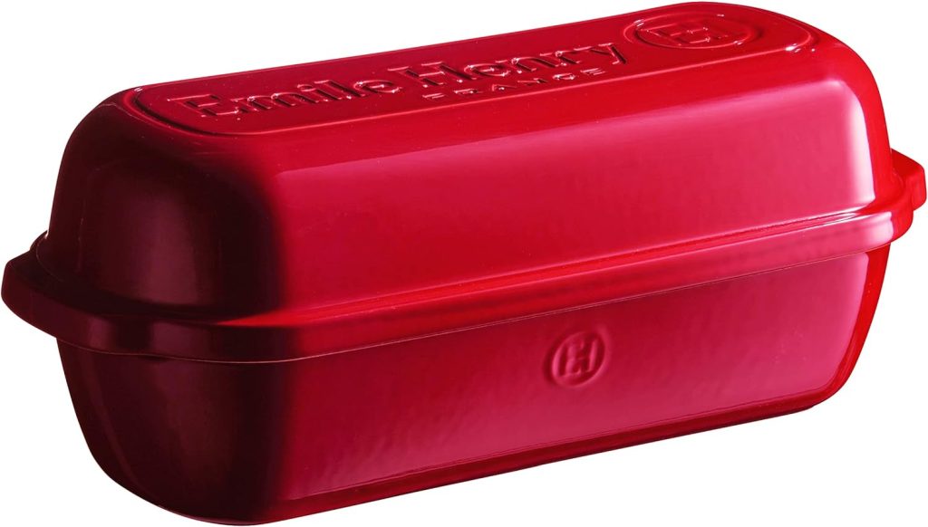 Emile Henry Italian Loaf Baker - Premium Ceramic Bread Baking Dish for Homemade Artisan Bread | Perfect for Sourdough, Baguettes & Rustic Loaves | Ideal for Home Bakers & Bread Enthusiasts