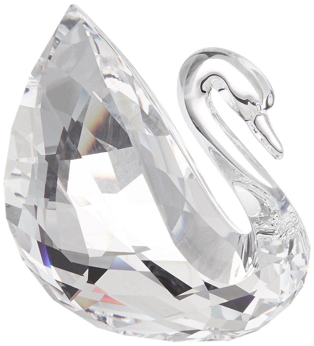 Swarovski Crystal Swan Necklace - Small Clear Pendant for Women | Elegant Jewelry Gift for Birthday, Anniversary & Special Occasions