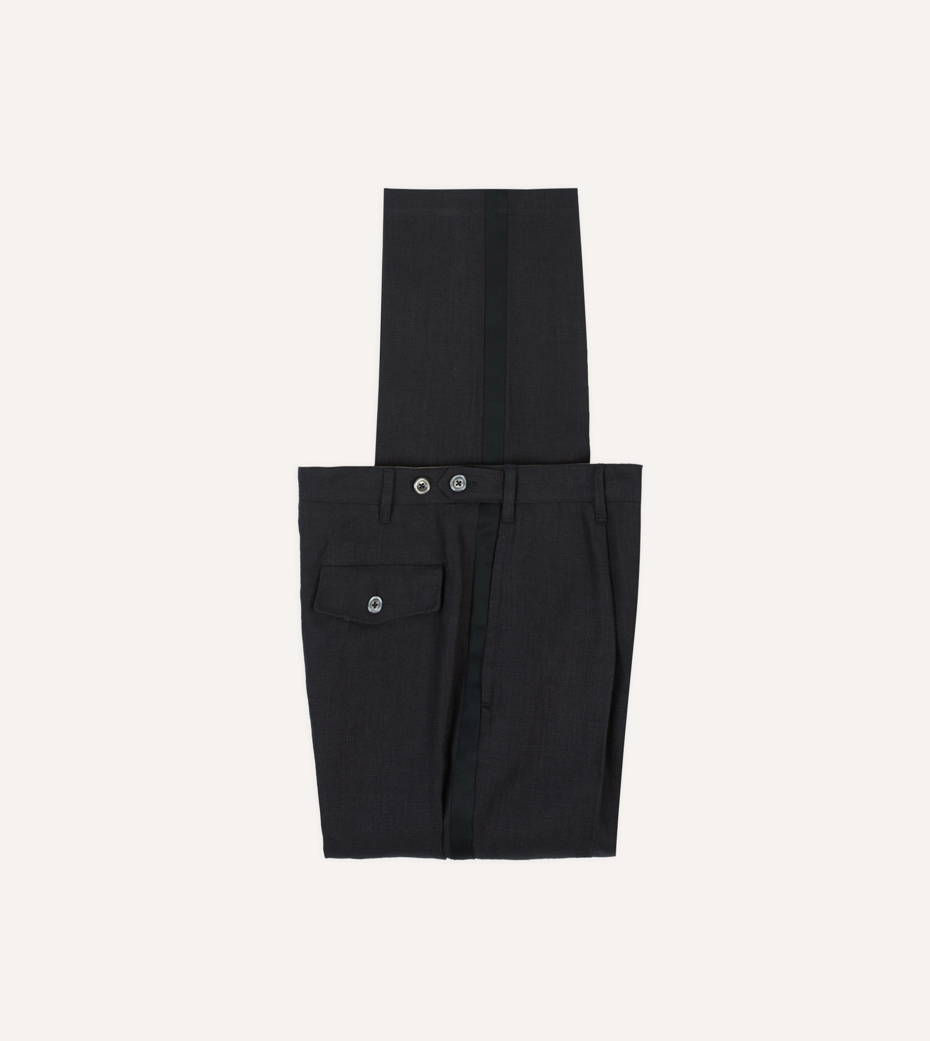 Black Linen Pants for Women - Comfortable Casual Dinner Trousers for Board Games Night, Party & Lounge Wear - Breathable & Stylish Summer Pants