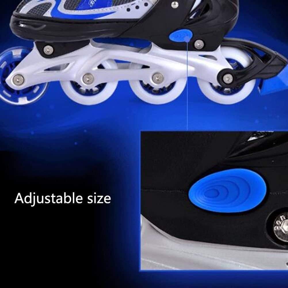 **Adjustable Kids Inline Roller Skates - 4 Wheels, Double Row, Pink (Size L) - Perfect for Outdoor Play, Birthday Gifts & Skating Rinks**