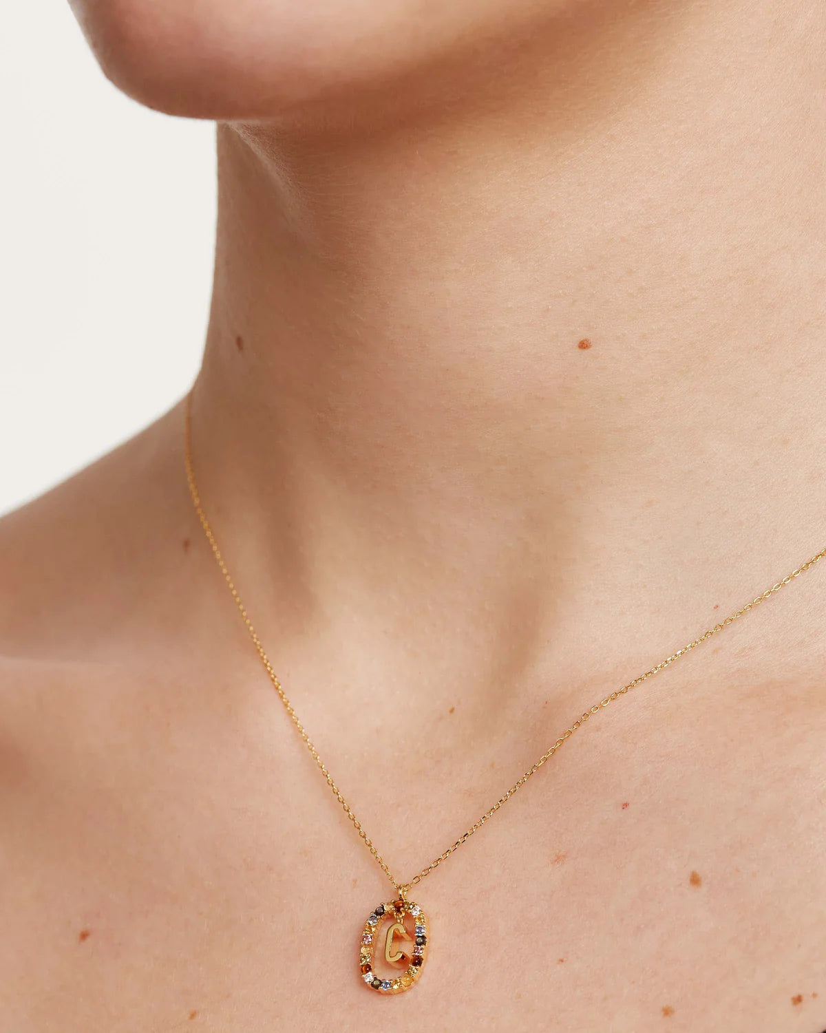 18K Yellow Gold Vermeil Letter C Necklace - Elegant Initial Pendant for Women - Perfect for Gifts, Birthdays, Anniversaries & Everyday Wear