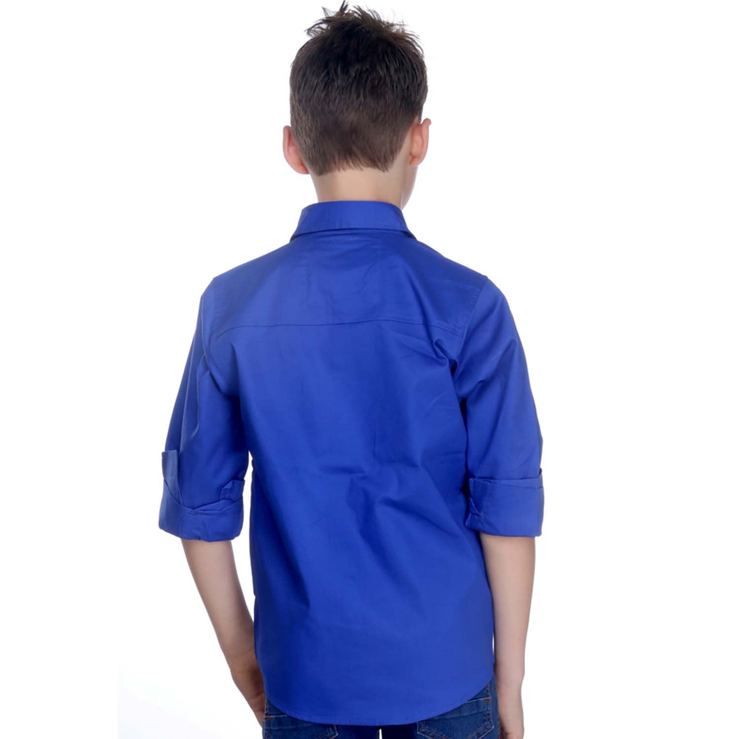 MashUp Basics Indigo Blue Shirt for Men | Casual Button Down Shirt | Comfortable & Stylish Office Wear | Perfect for Business Casual & Everyday Outfits